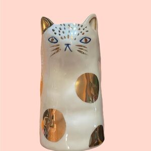 Anthropologie Cat Planter large by Bird Can Fox